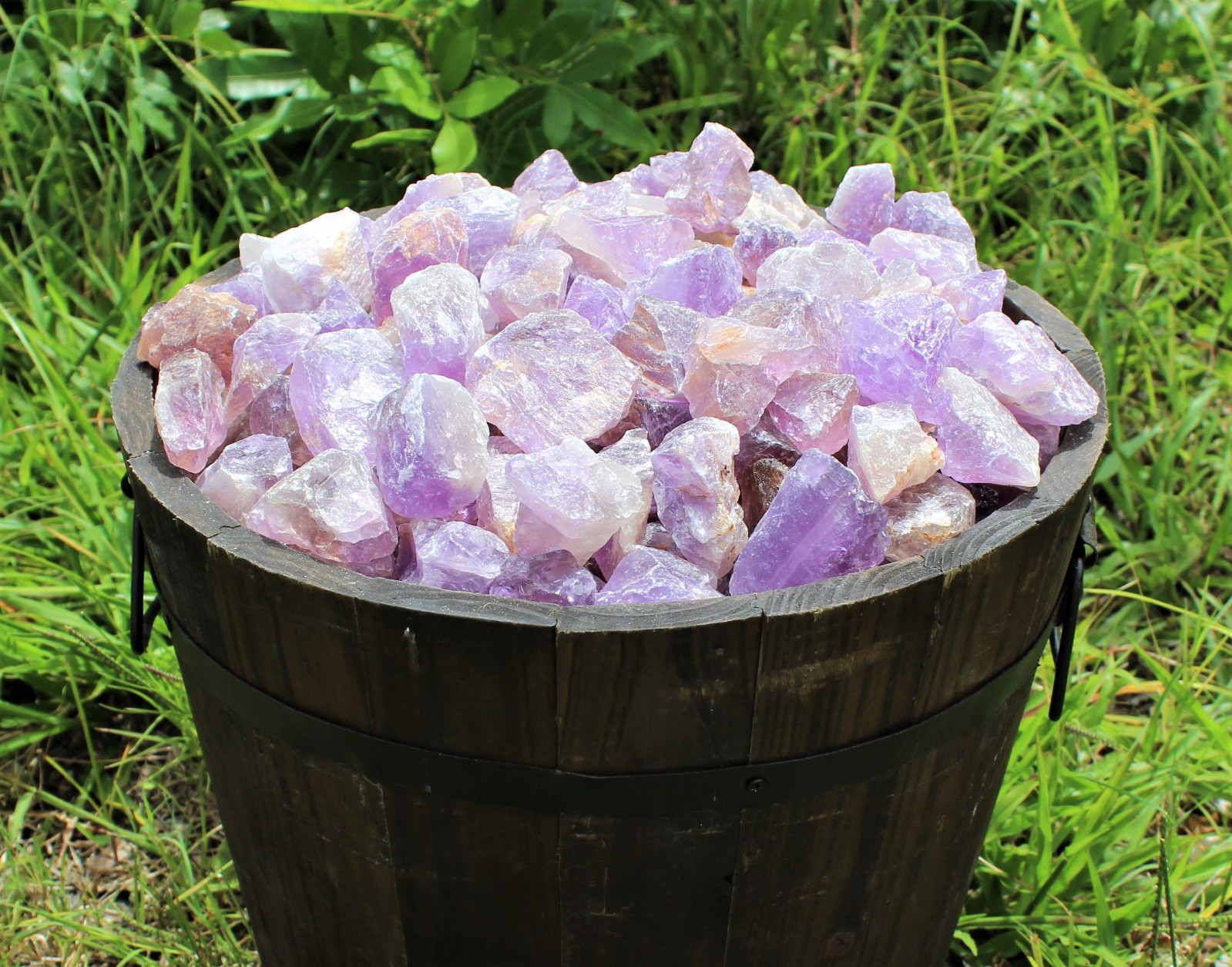 5 lb Bulk Lot Rough Natural Amethyst (Brazil) Premium Grade Rock Tumbling