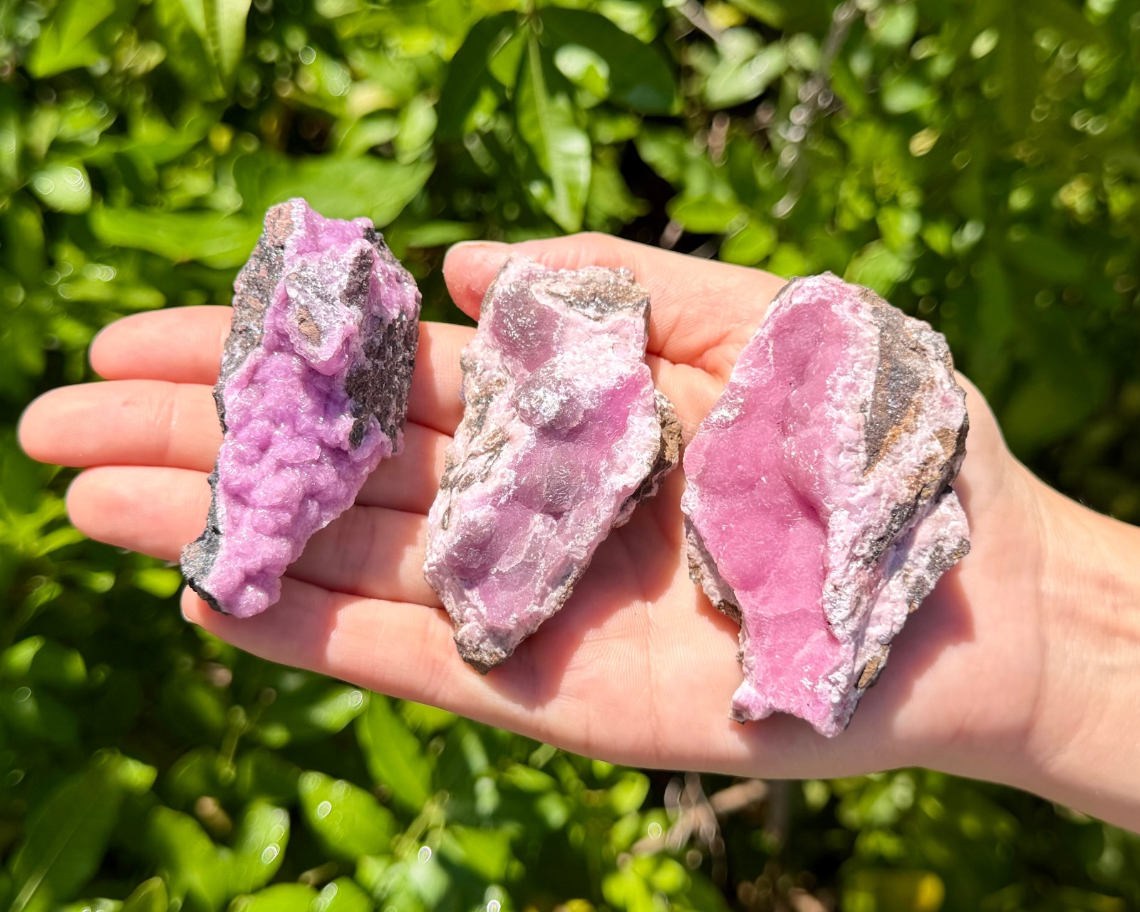 Natural Pink Cobaltoan Calcite Crystal Clusters – ‘A’ Grade Raw Cobalt Calcite