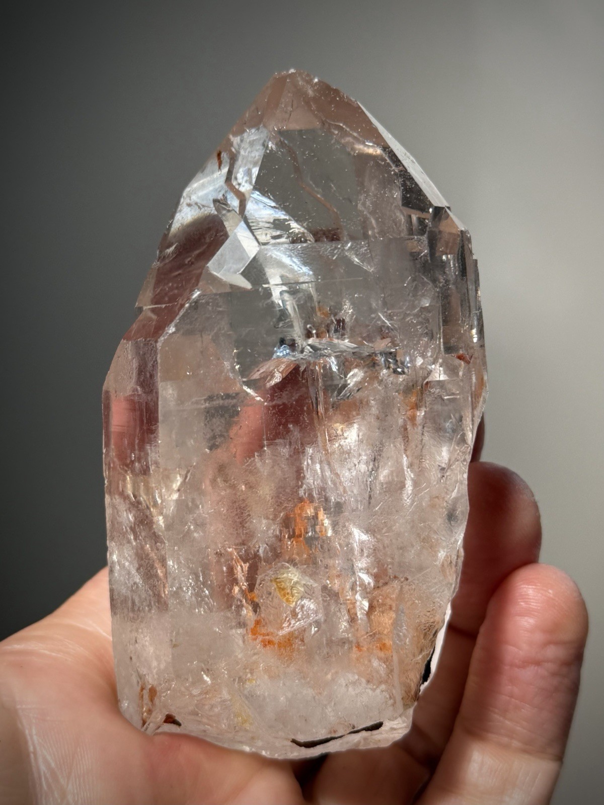Cathedral Quartz Crystal Iron Quartz Glassy Quartz Window Quartz Brazil Crystal