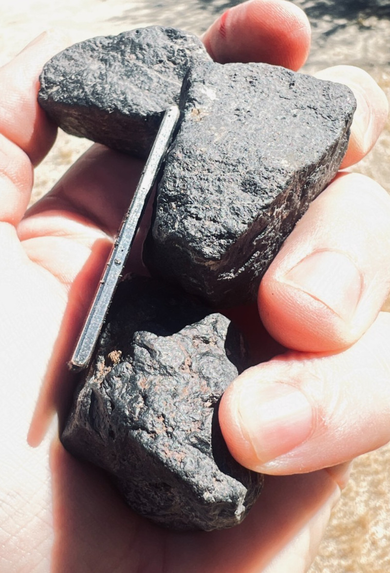 Rough Sonoran Desert Magnetite Nuggets 13oz