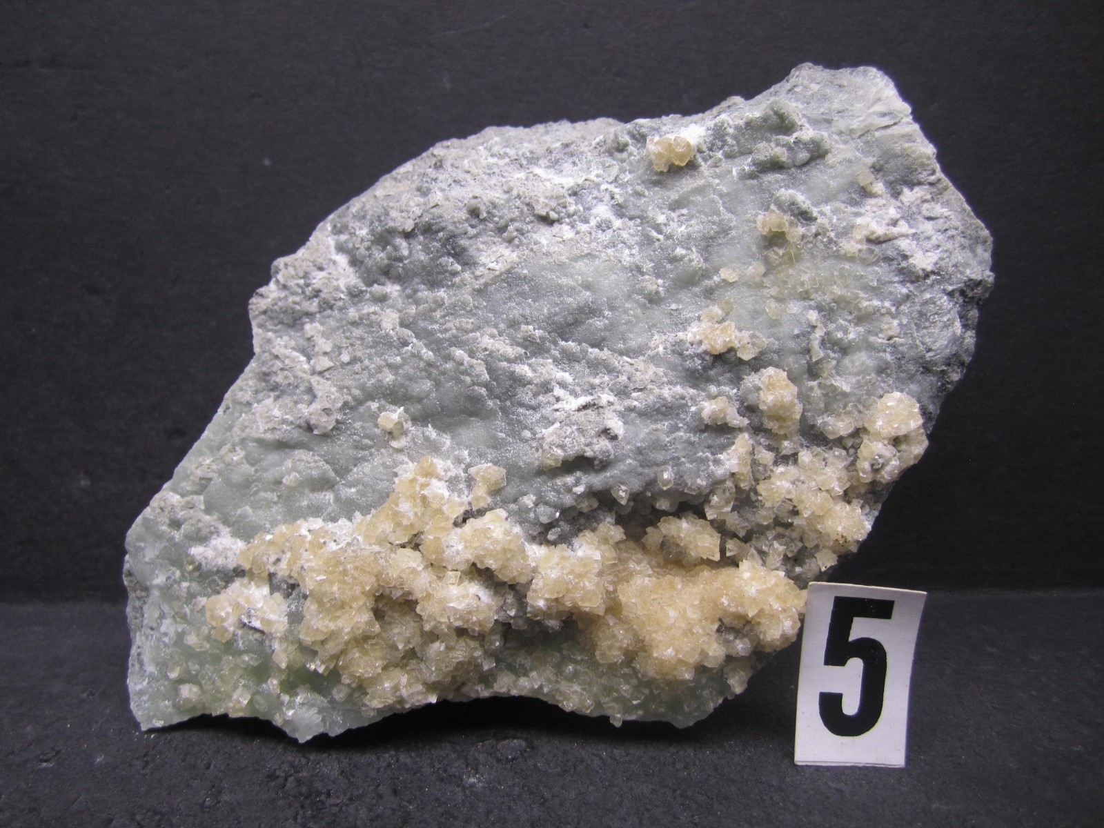 Calcite/Prehnite Crystal Cluster, Dyer Quarry, PA #5