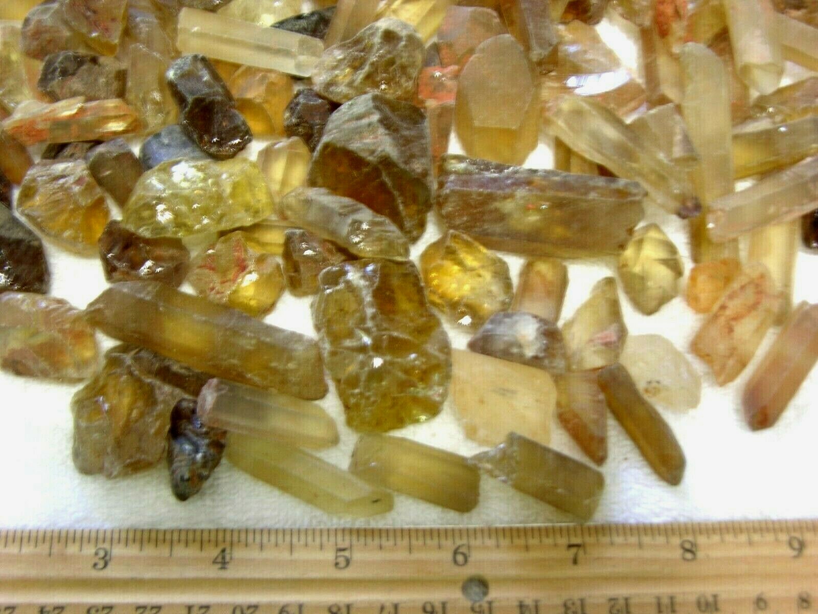 Citrine crystal Congo,Africa 1/2 pound lot 5 plus crystals per winner 1/2″ to 3″