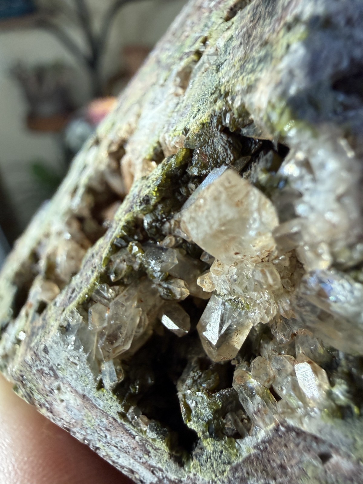 Turkish Epidote & Quartz Specimen with Cavities – 6.81 oz