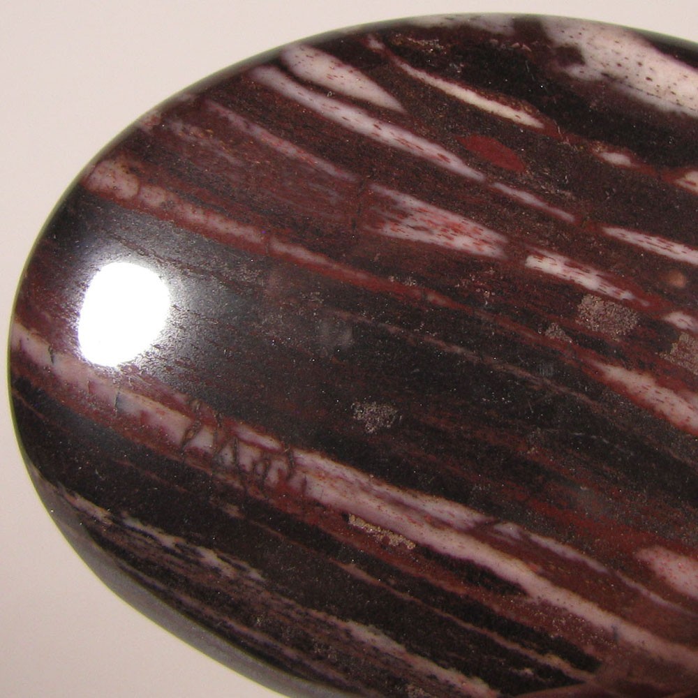 2.8″ RED TIGER IRON Polished Palm Stone – Australia
