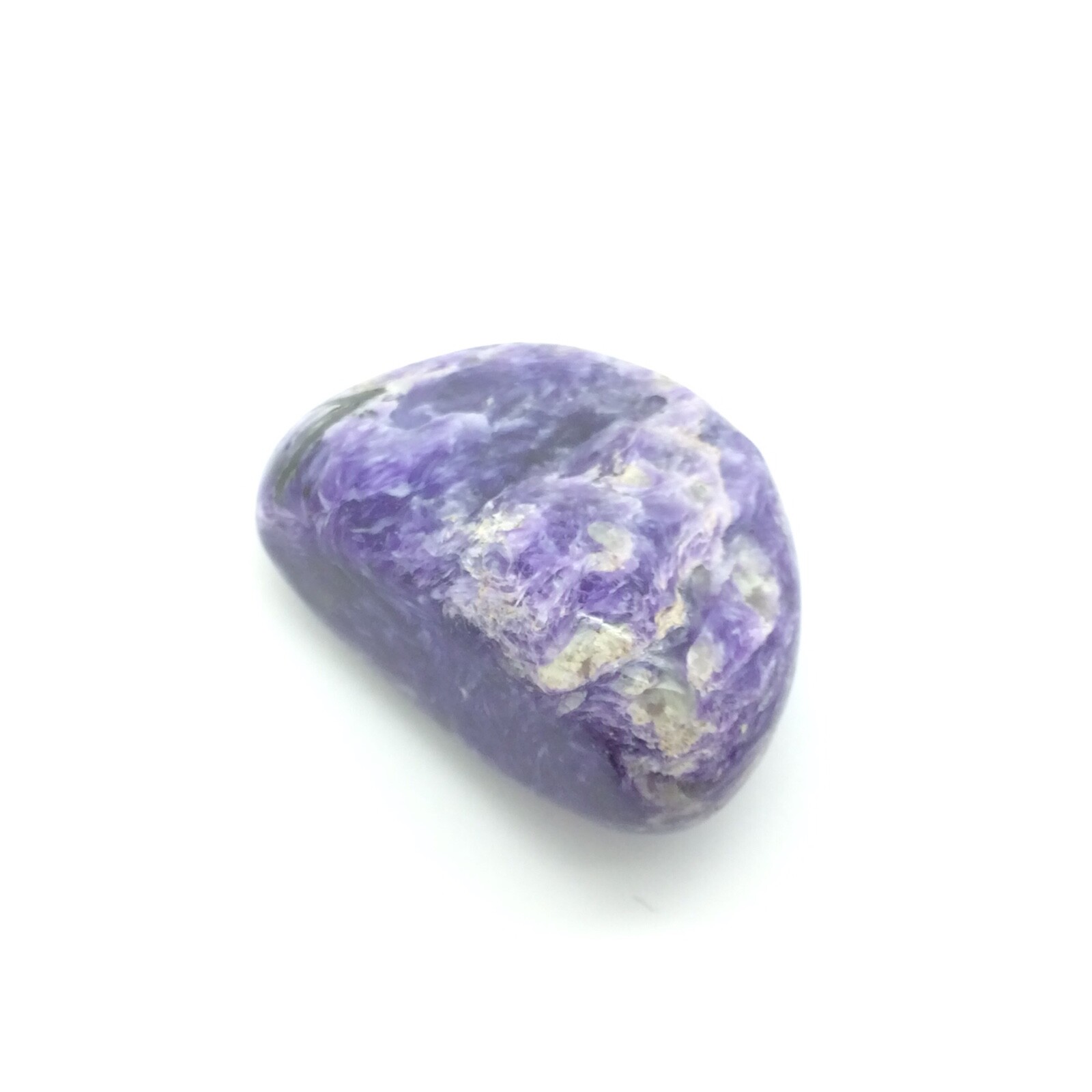 Charoite Pebble Purple Gem Stone Polished Siberian River Specimen Siberia #4
