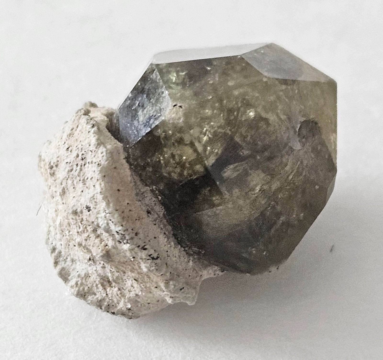 Glassy Green Grossular Garnet on Matrix – Vilyui, Siberia, Russia