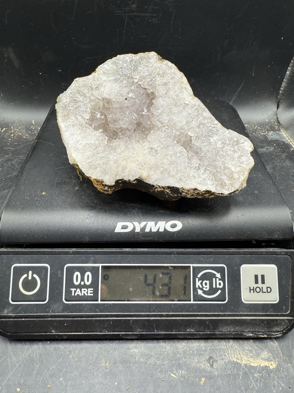 Indiana Amethyst Geode Light Lilac Purple 2,155 Carats All Natural