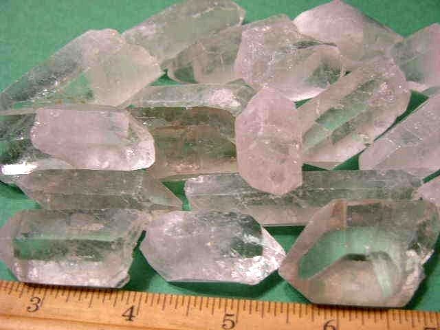 Quartz crystal natural terminated points Brazil 1/2 pound 1.5-2 ” 10+ crystals