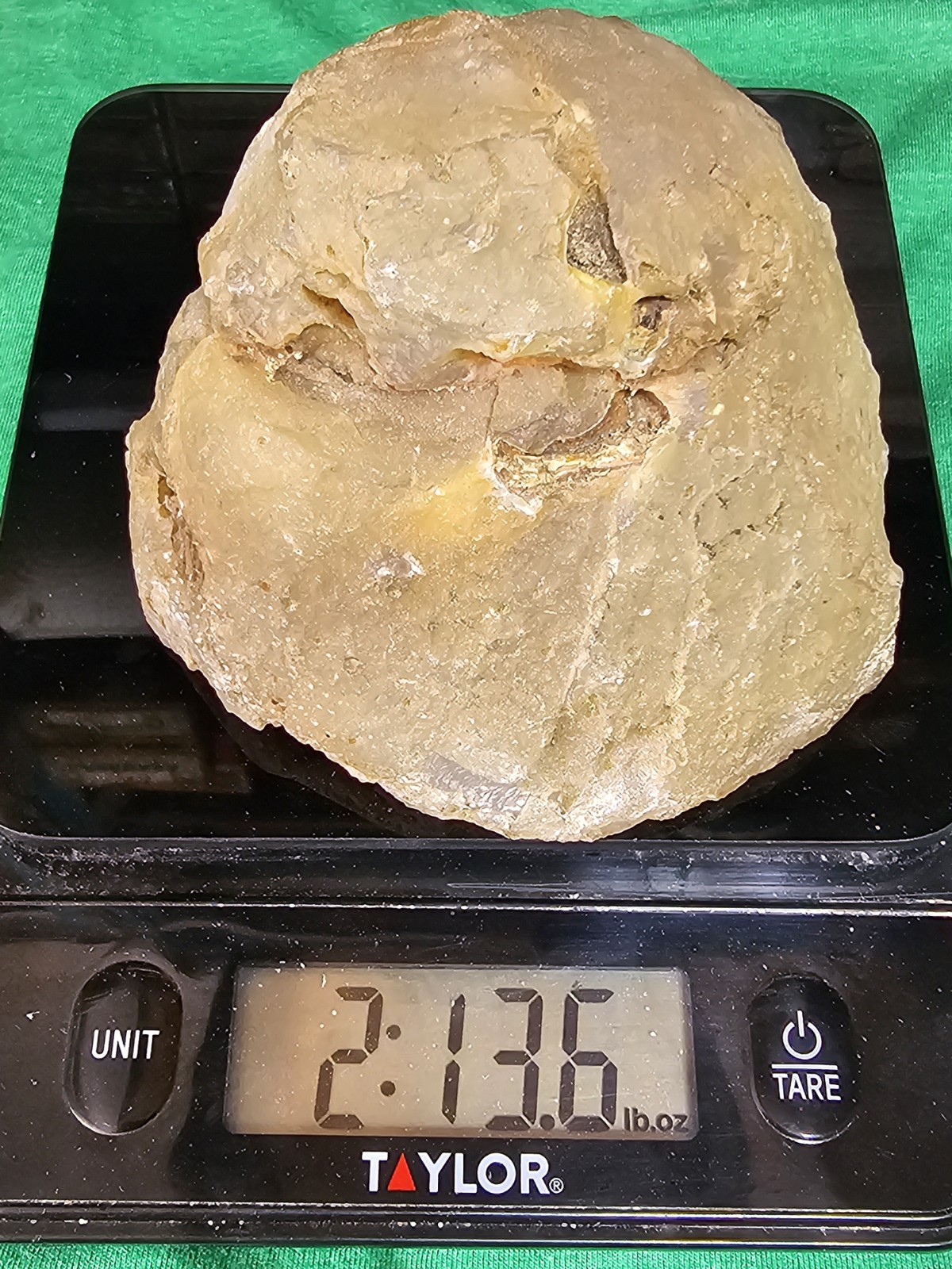 Polished Brazilian Agate Display Half, 2 Pounds, 13.6 Ounces Of Beatty
