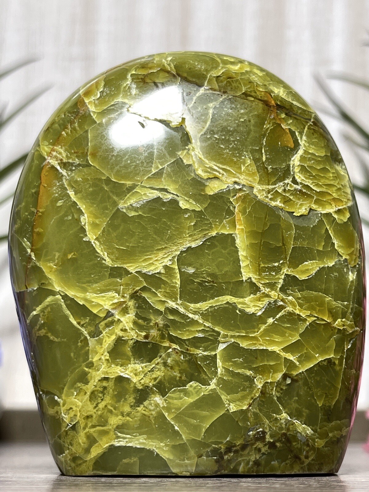GREEN OPAL FREEFORM – Mineral Chakra Reiki Crystal Witch Energy Meditation Tower