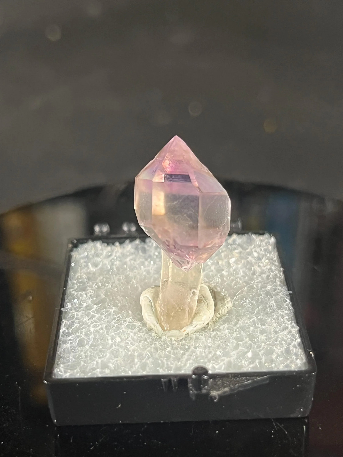 Amethyst Quartz Scepter Thumbnail mineral specimen from Fat Jack Mine, Arizona.