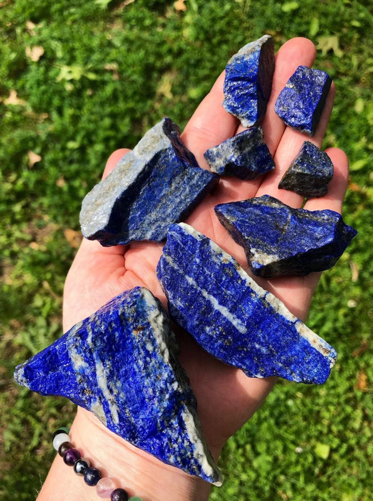 Natural Lapis Lazuli Raw Stone Crystal Mineral Specimen Healing Energy Gifts