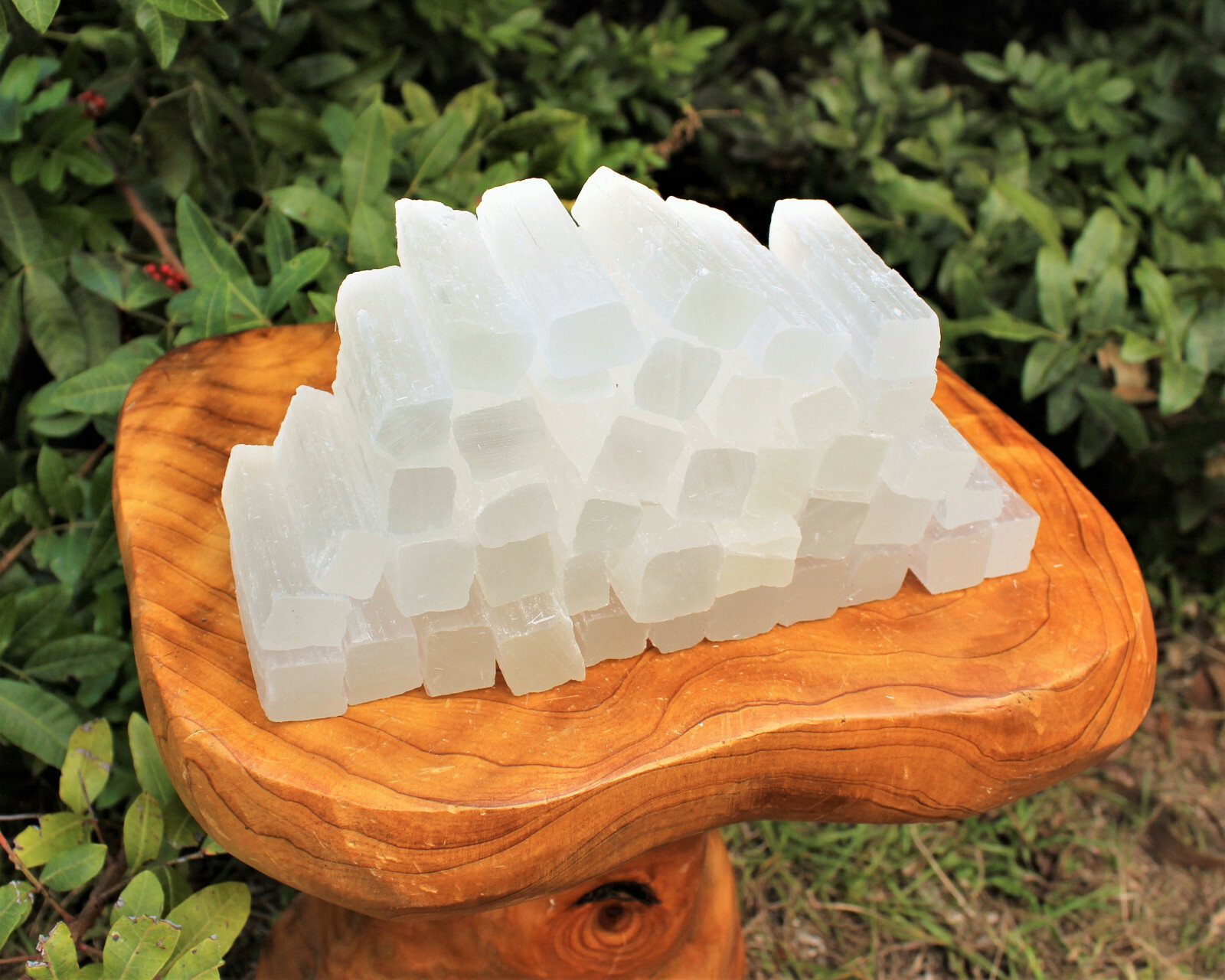 15 lb Bulk Wholesale Lot 2.5″ – 3″ Selenite Logs Crystal Sticks Wand Blade