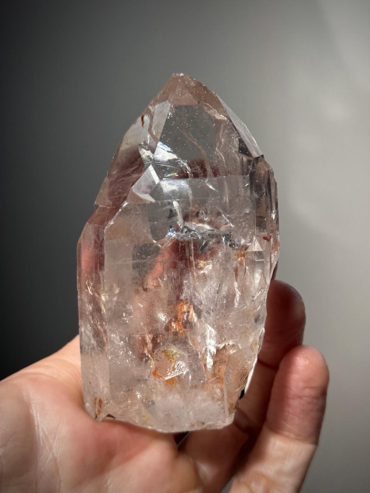 Cathedral Quartz Crystal Iron Quartz Glassy Quartz Window Quartz Brazil Crystal