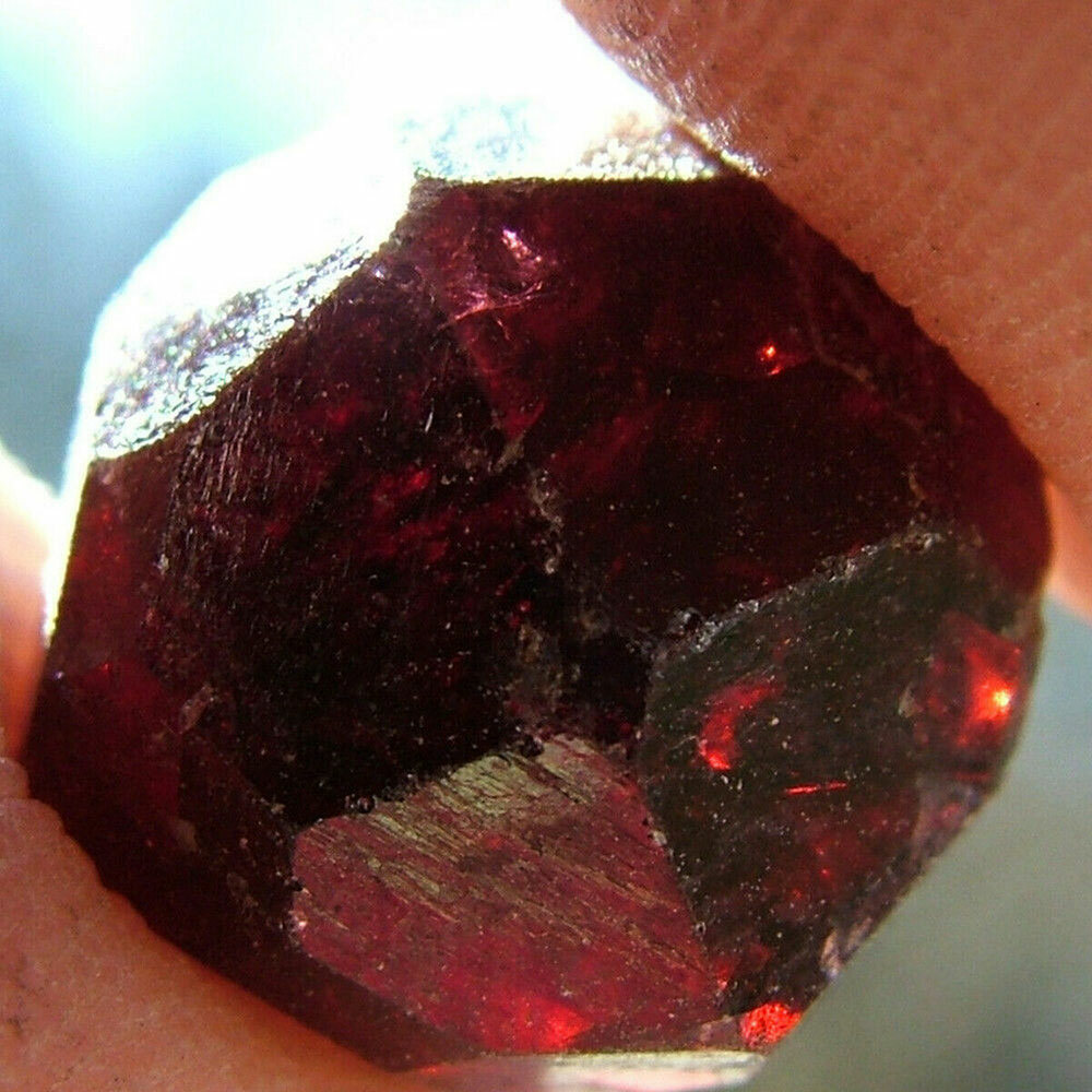Natural Top RED Raw Pyrope Garnet Crystal Gemstone Rough Mineral Specimen 50g