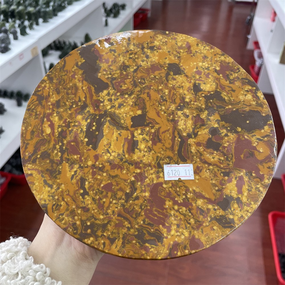 1.9LB 7.4″Natural Seven Colorful Jade Kylin Crystal Heal Carving Quartz Decor