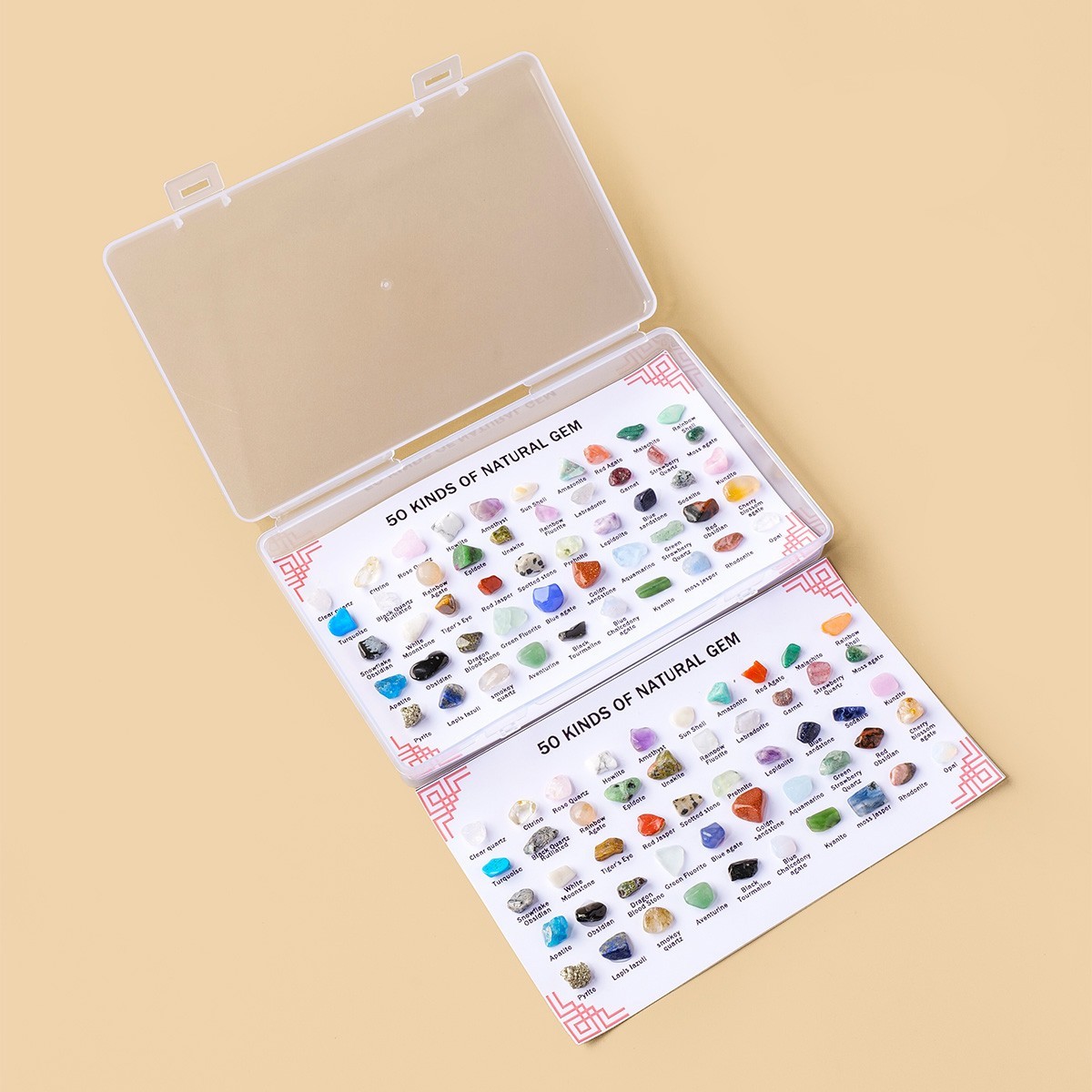 50 Kinds of Natural Crystal natural mineral specimen box random 1pc