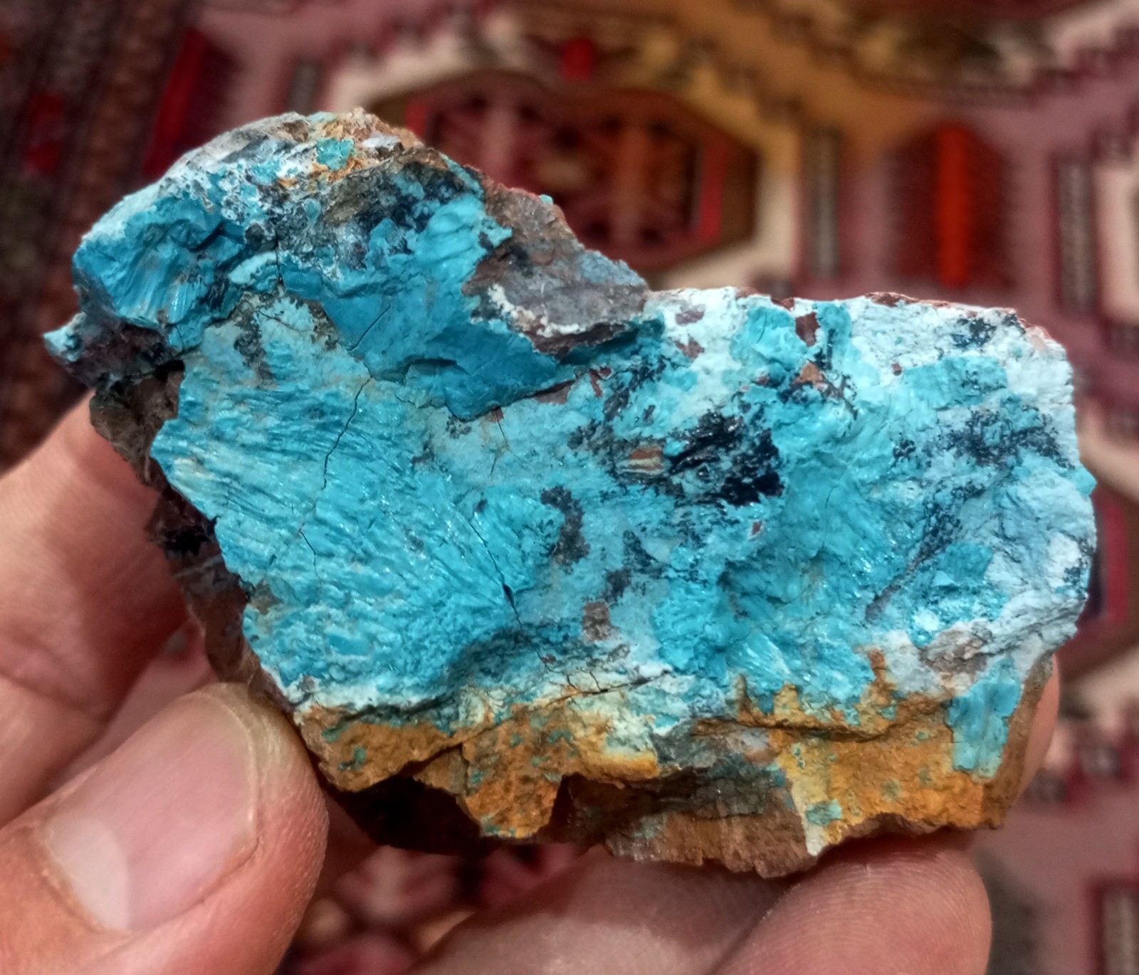 Gorgeous Colors Blue Laterite Cobalt Ore