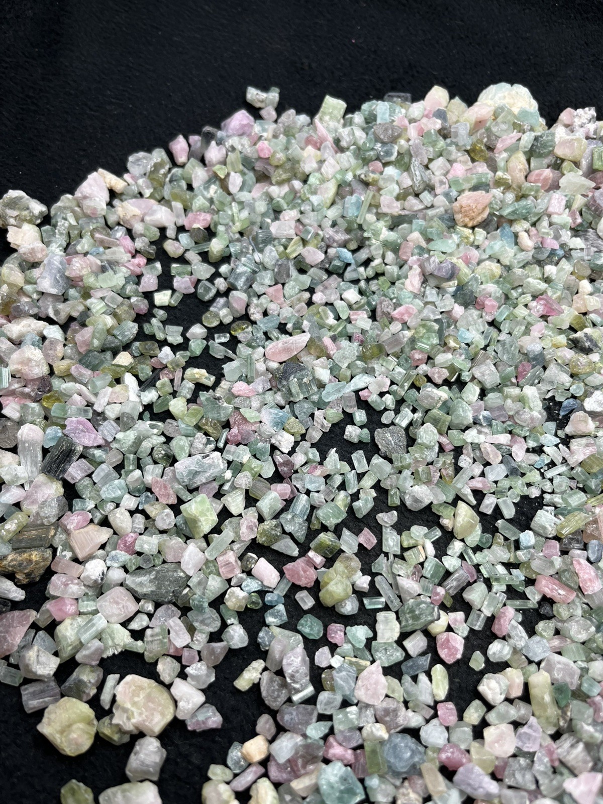 950 grams Natural Beautiful Multicolor Tourmaline Rough Crystals fro Afghanistan