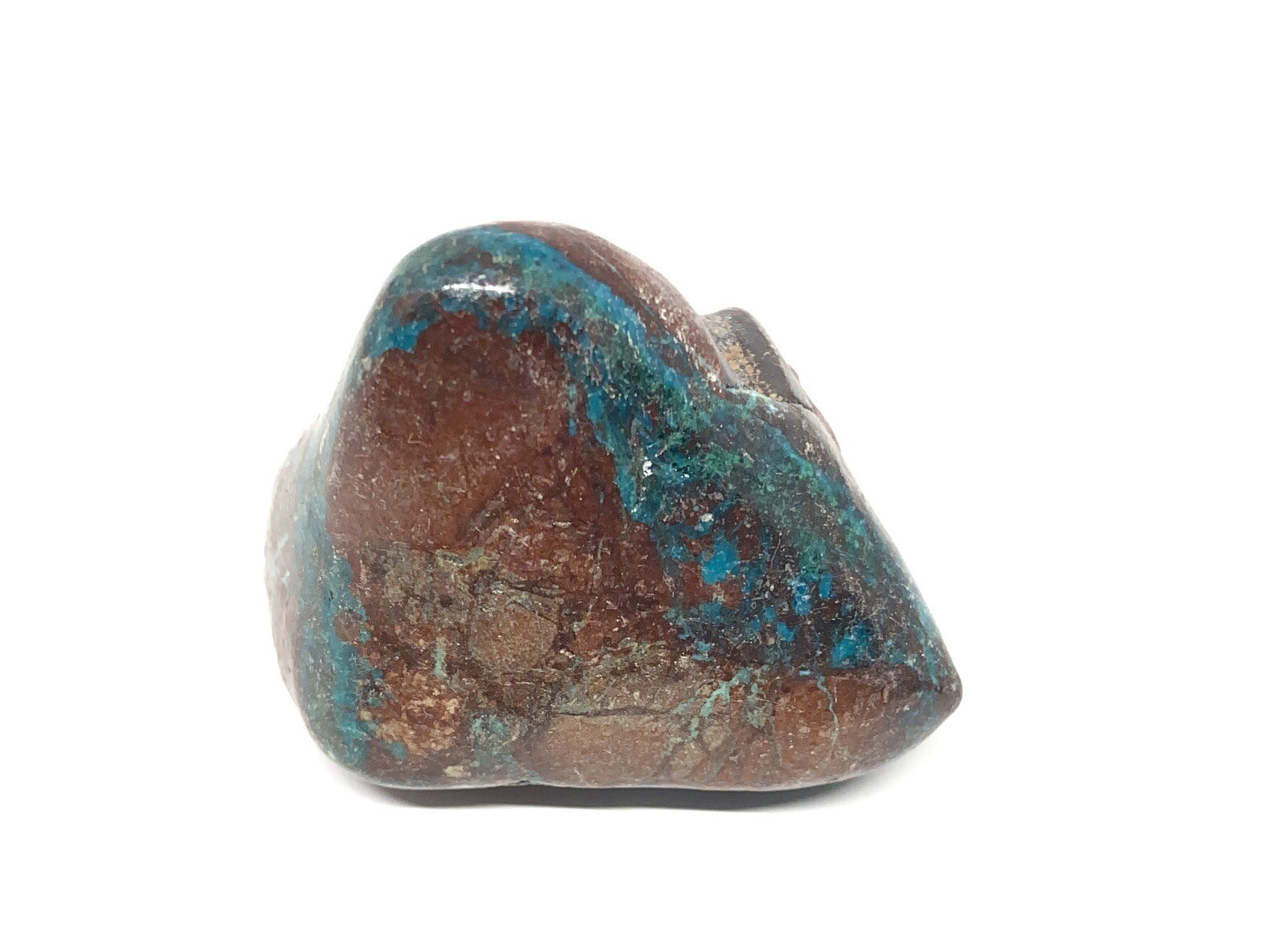 Chrysocolla/Malachite In Cuprite Stone From Arizona 55g Over 1 1/2in