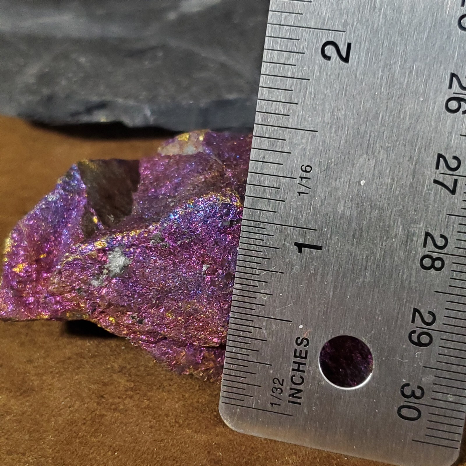 (M2) Iridescent Chalcopyrite From Mexico 2.25×1.5×0.75Inches