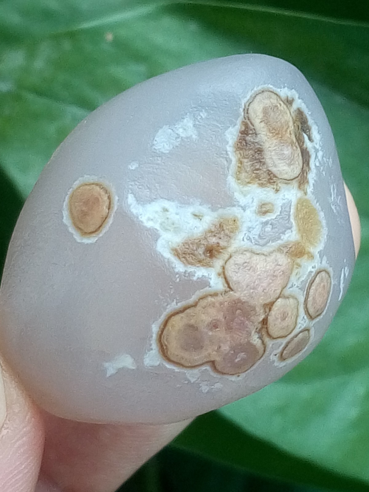 36mm Natural GoBi agate eye agate stone Polishing collection