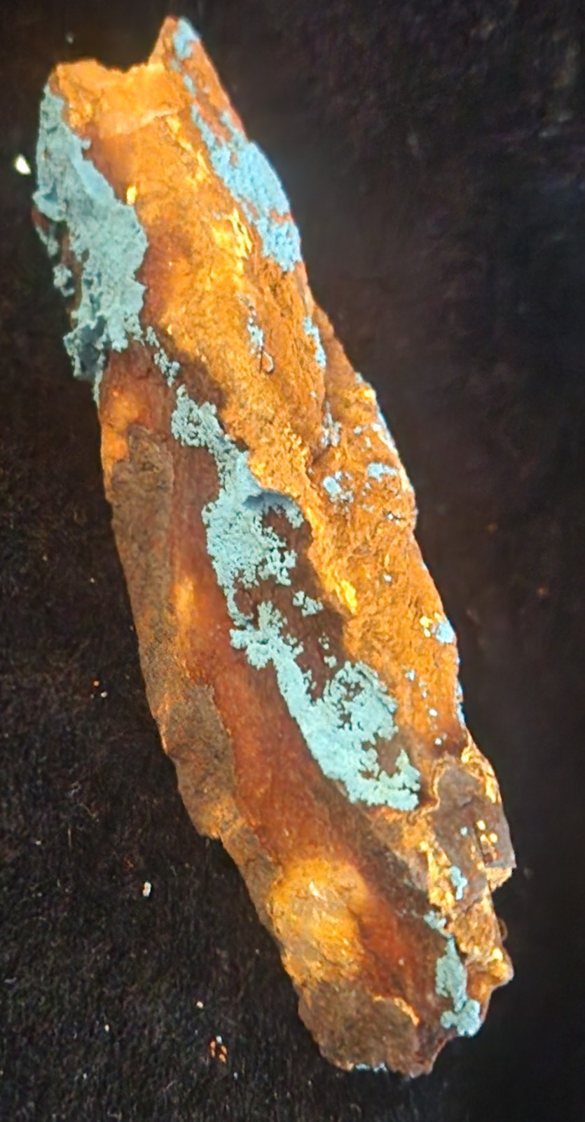 Shattuckite w/ Marcasite, Yunnan China, SCAB, TOP GRADE, Vivid Blue Display