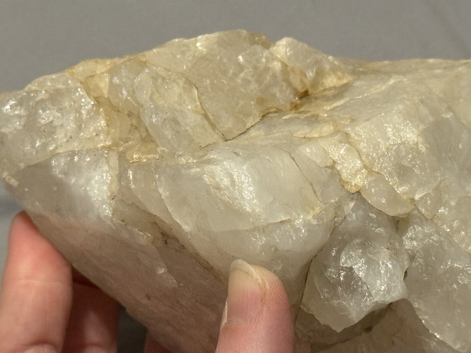 6.6lb Clear Smoky Quartz Crystal Cluster Rainbow Luminescent Rough Specimen