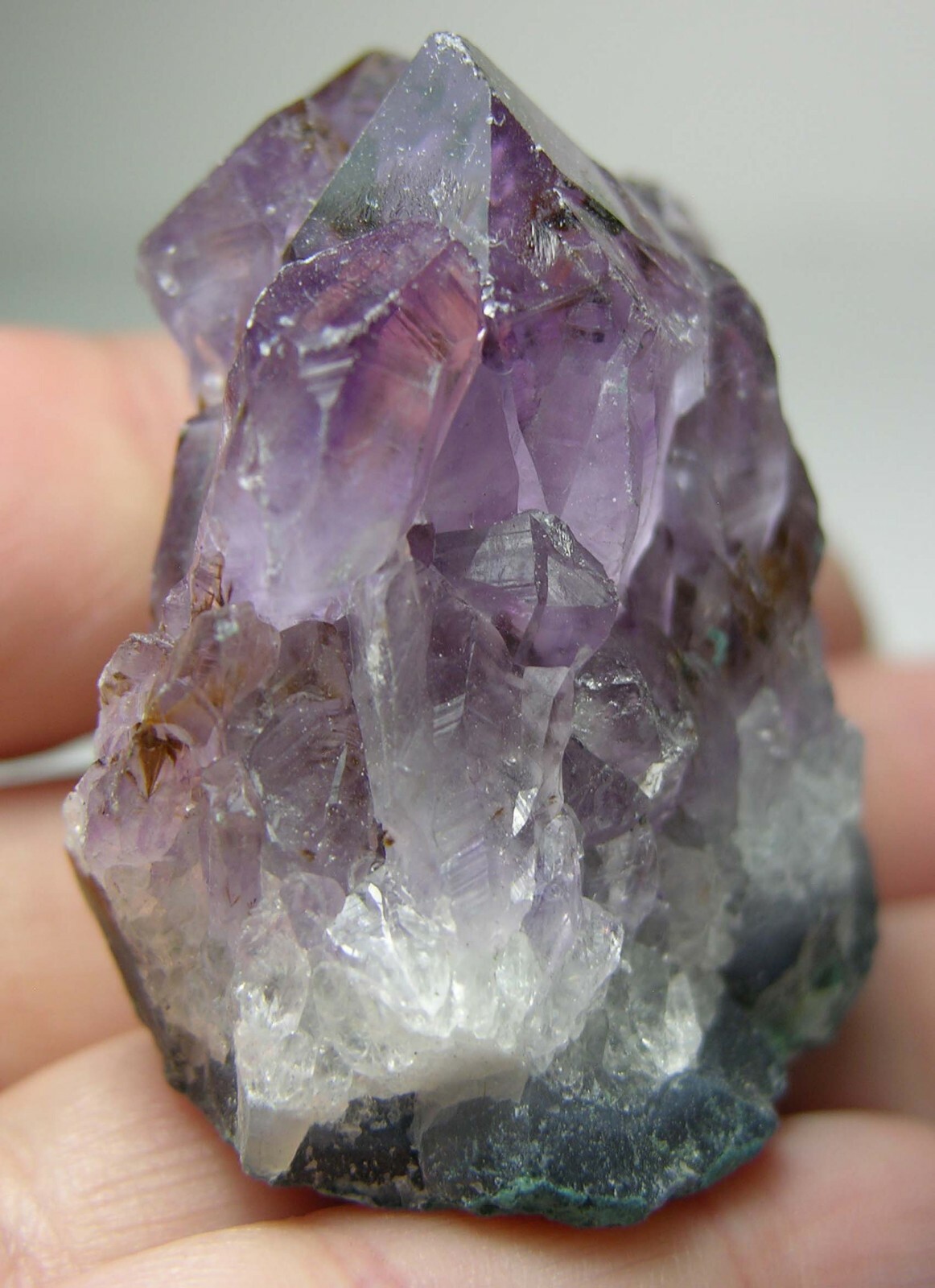 #18 Natural 1 5/8 in Brazilian Amethyst Cacoxenite Crystal Cluster Specimen 42mm