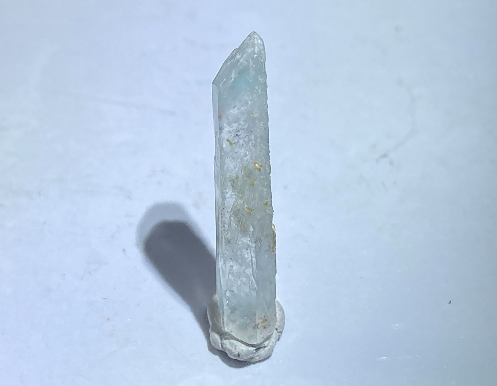 Ajoite Inclusions in Quartz Messina, South Africa