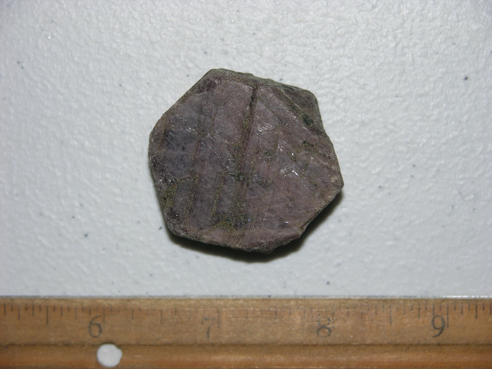 Ruby Recorder crystal all natural Madagascar 1 1/4 x 1 1/2 inch D5