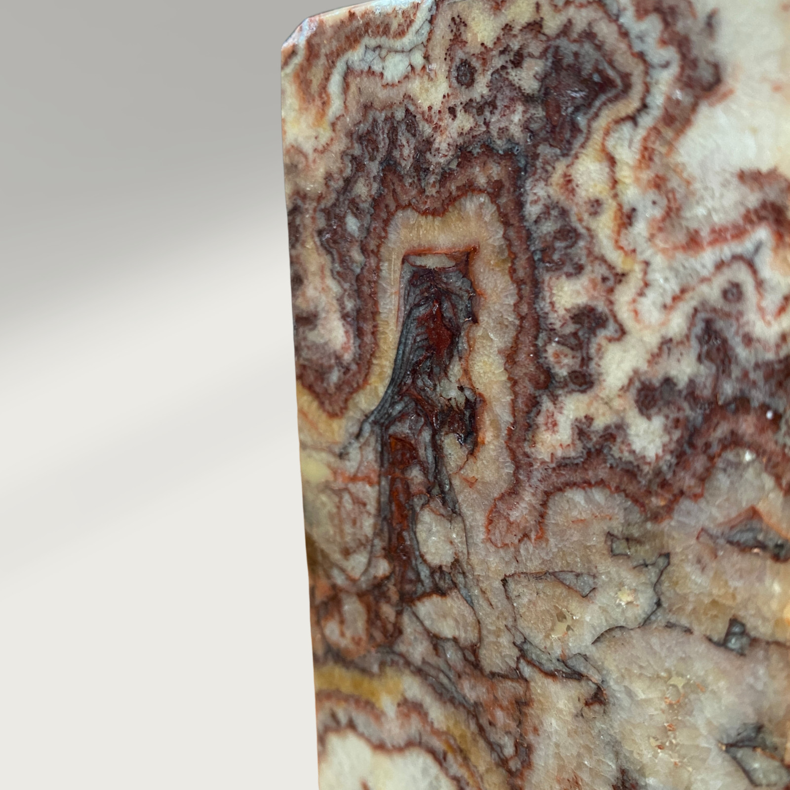 1600Gr RARE FANTASTIC Chinese Dendritic Limestone Picture Stone Guohua