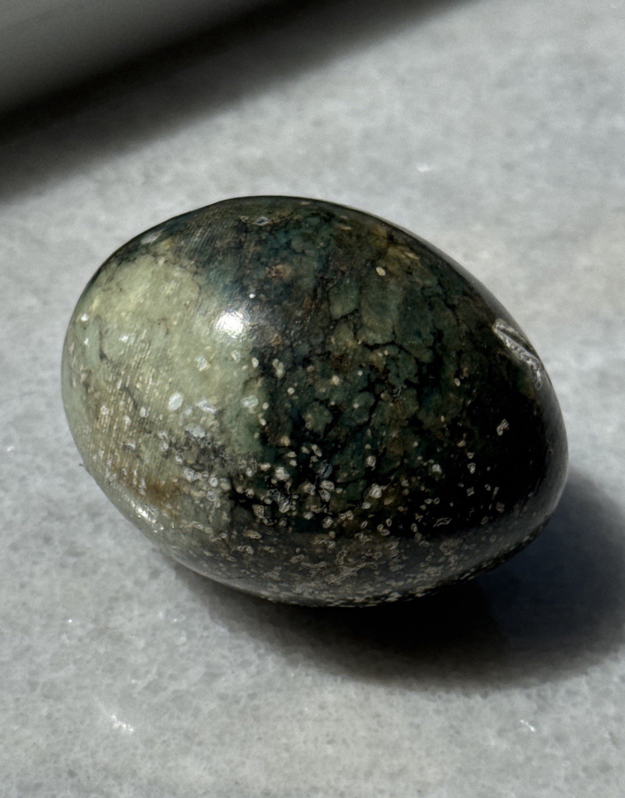 Ocean Jasper Crystal Egg Sphere Natural Healing Stone 2 3-8”