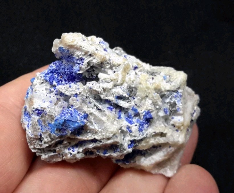 12 Piece AZURITE with QUARTZ and FLUORITE from Sierra Rica, Chihuahua, Mexico