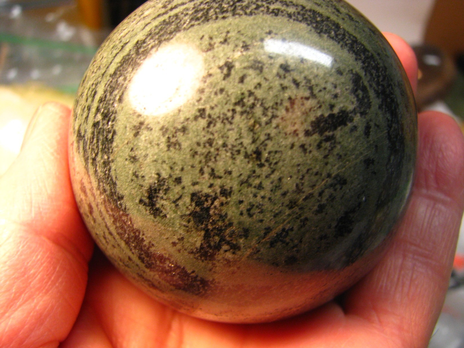 2.97lbs 3 SPHERES 1.1lb VERDE ANDEER 1lb SMOKY QUARTZ YOOPER W/STANDS BRAZIL#328