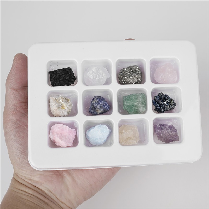 Minerals of the World 12 Pcs Natural Mineral Specimen Collection *1PCS