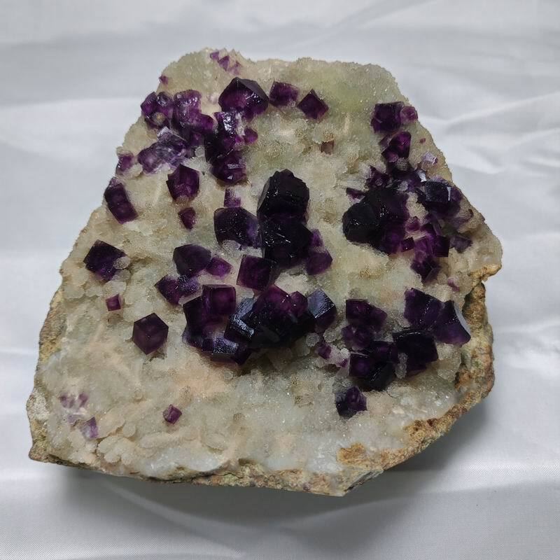 1840g Purple Fluorite Cluster on Matrix , Jingbian, Anhui, China
