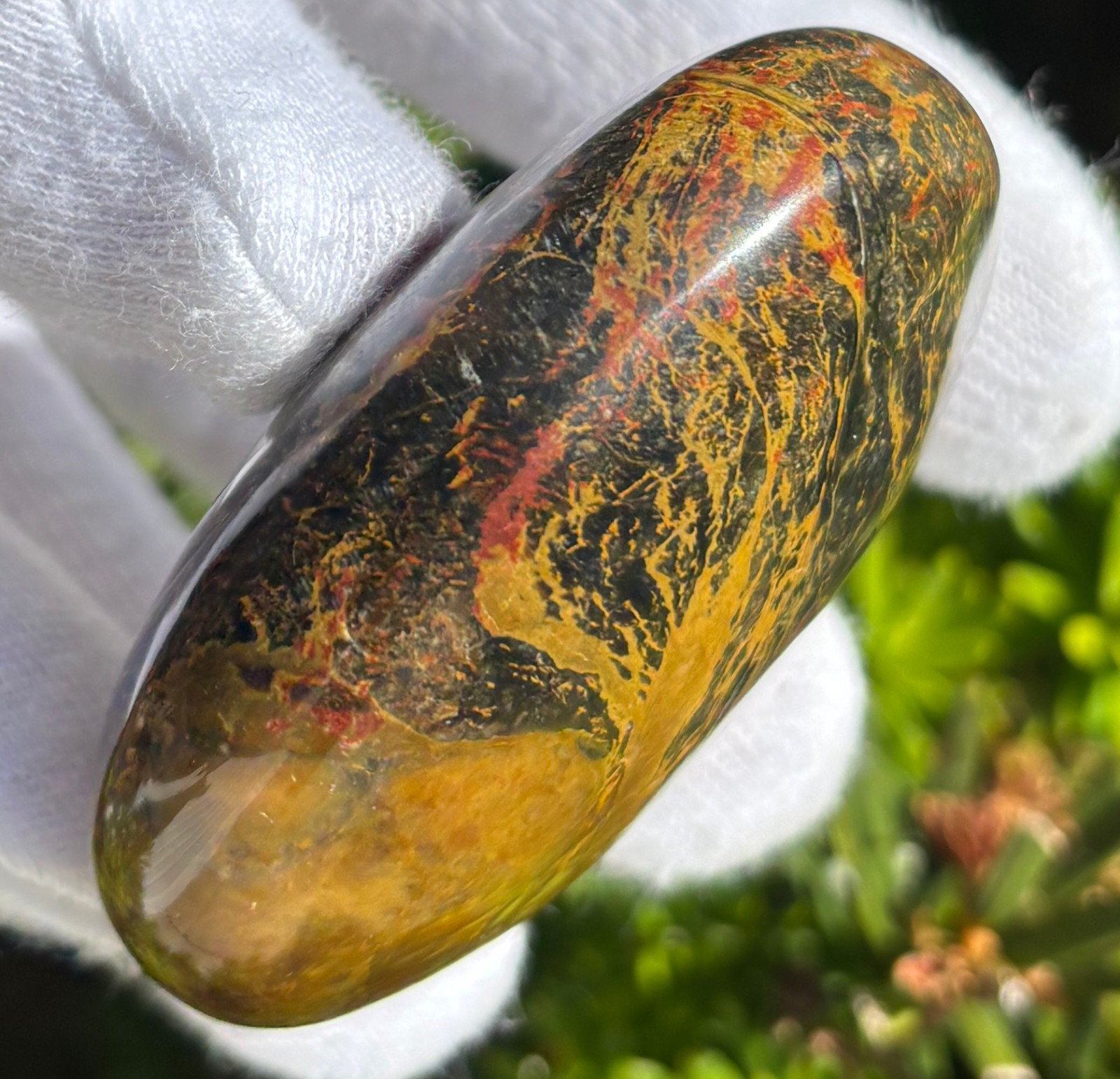 US SALE 187g LOT MULTI-COLORED MARCASITE/BLUE MIZONE OPAL PALMSTONES PALM STONE