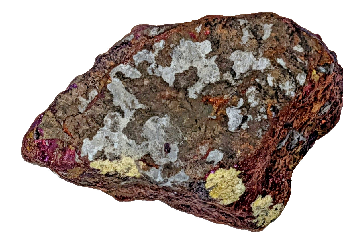 Bornite Peacock Ore Iridescent Tarnish Mexico Copper Sulfide Specimen BEAUTIFUL