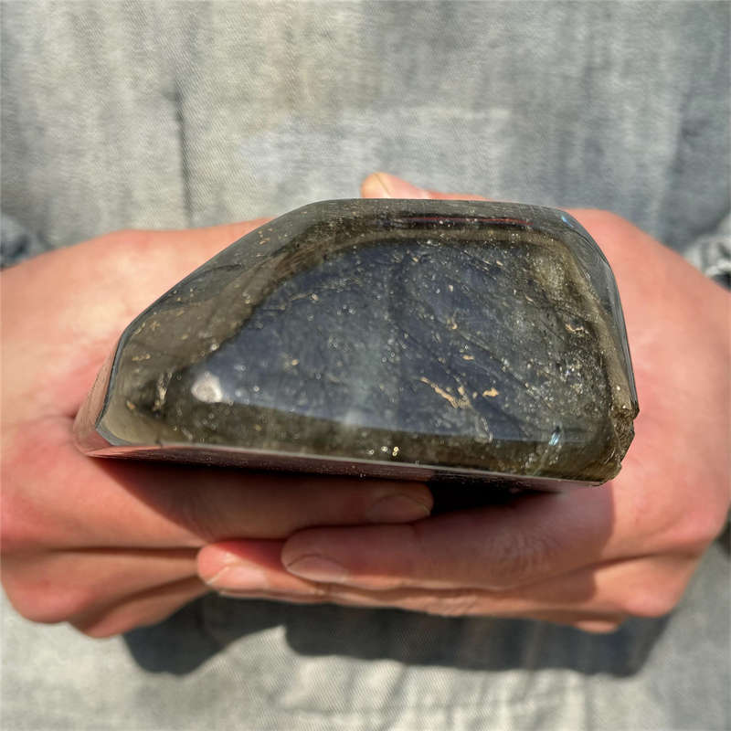 1.48kg Natural Labradorite Quartz Crystal Spectrolite Mineral Reiki healing