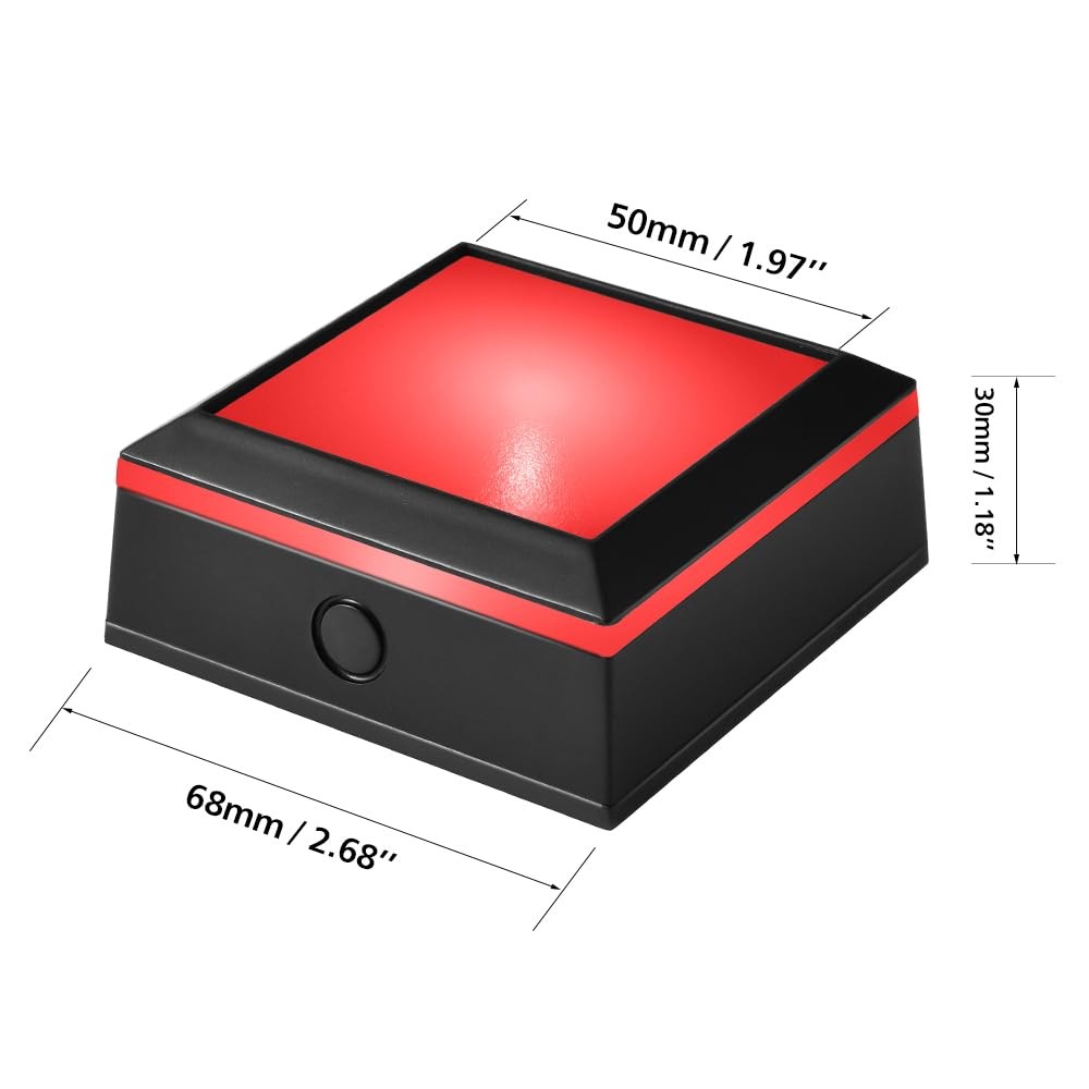 Light Base Display Stand for Glass Art Black Square Pedestal Lighted Up Stand…