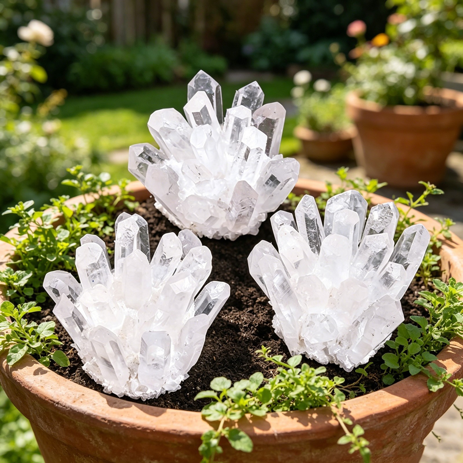 200g+ Natural Raw Clear Quartz Cluster White Crystal Home Decor Healing Gifts