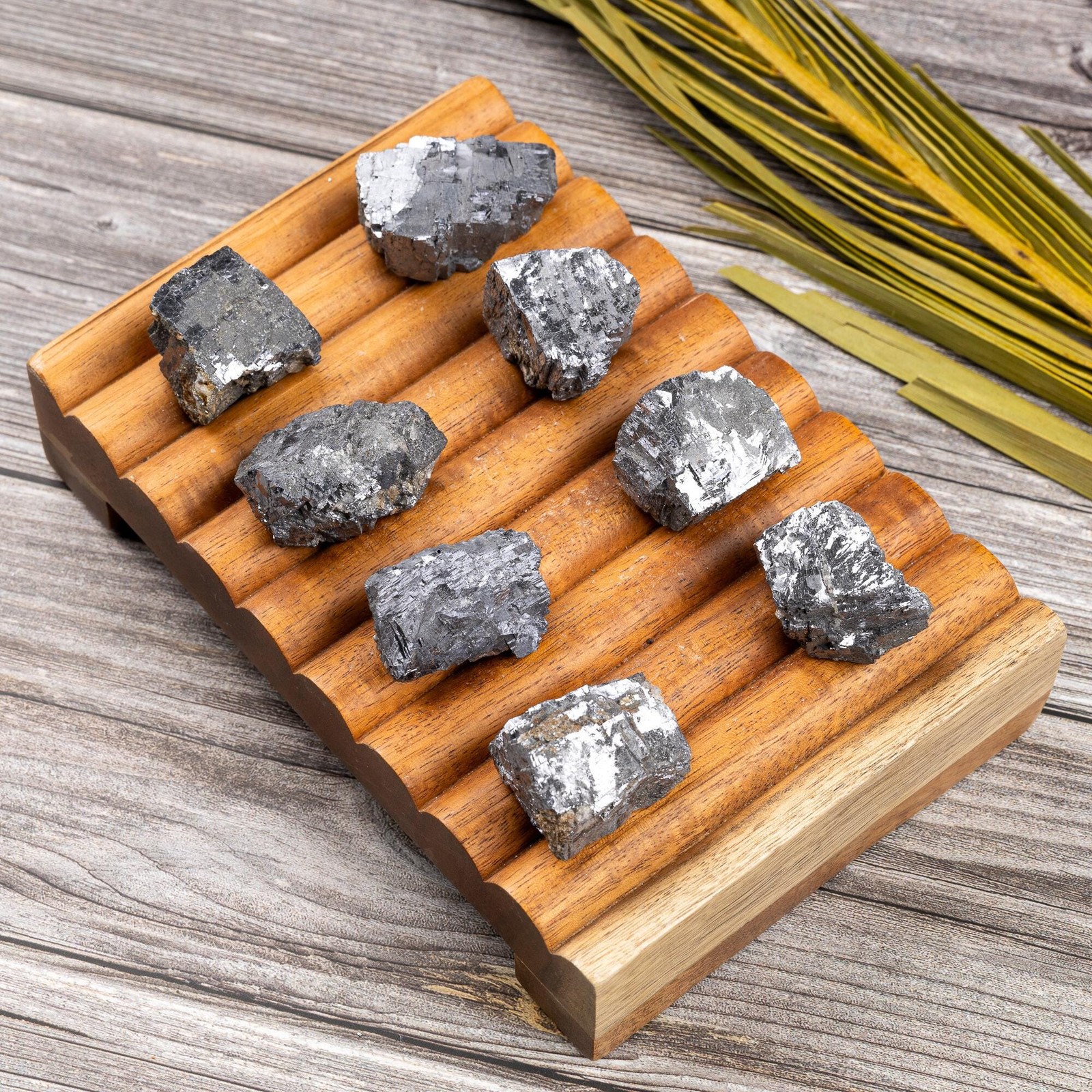 Galena Raw Stone Crystal Specimen Natural Metallic Mineral Collector Gift