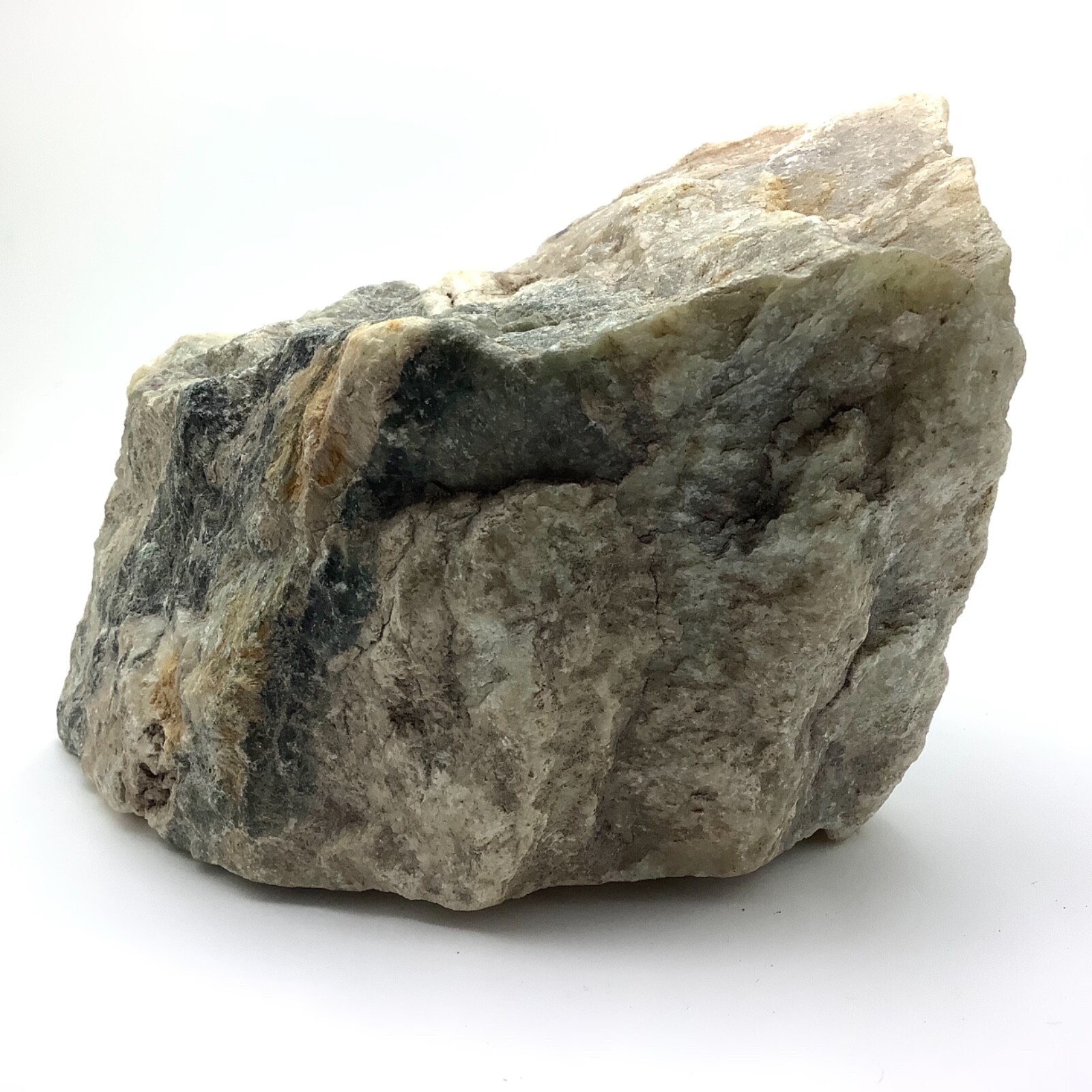Siberian Jade Block Rough Honey Brown Green Nephrite Jade Stone Siberia 2655g