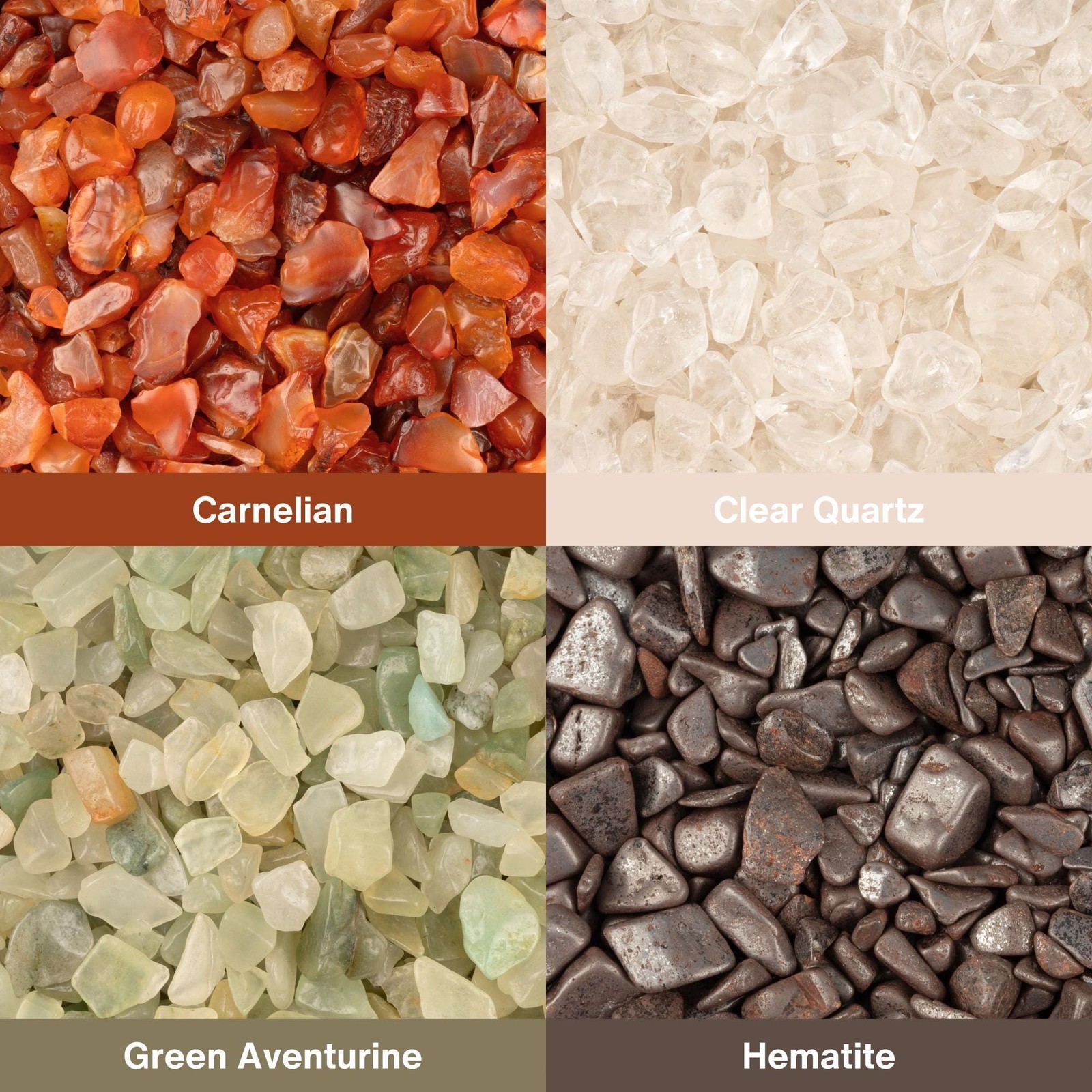Crystal Chips 5-10mm, Mini Tumbled Crystals for Candle, Jewelry, Grids, 1 oz bag
