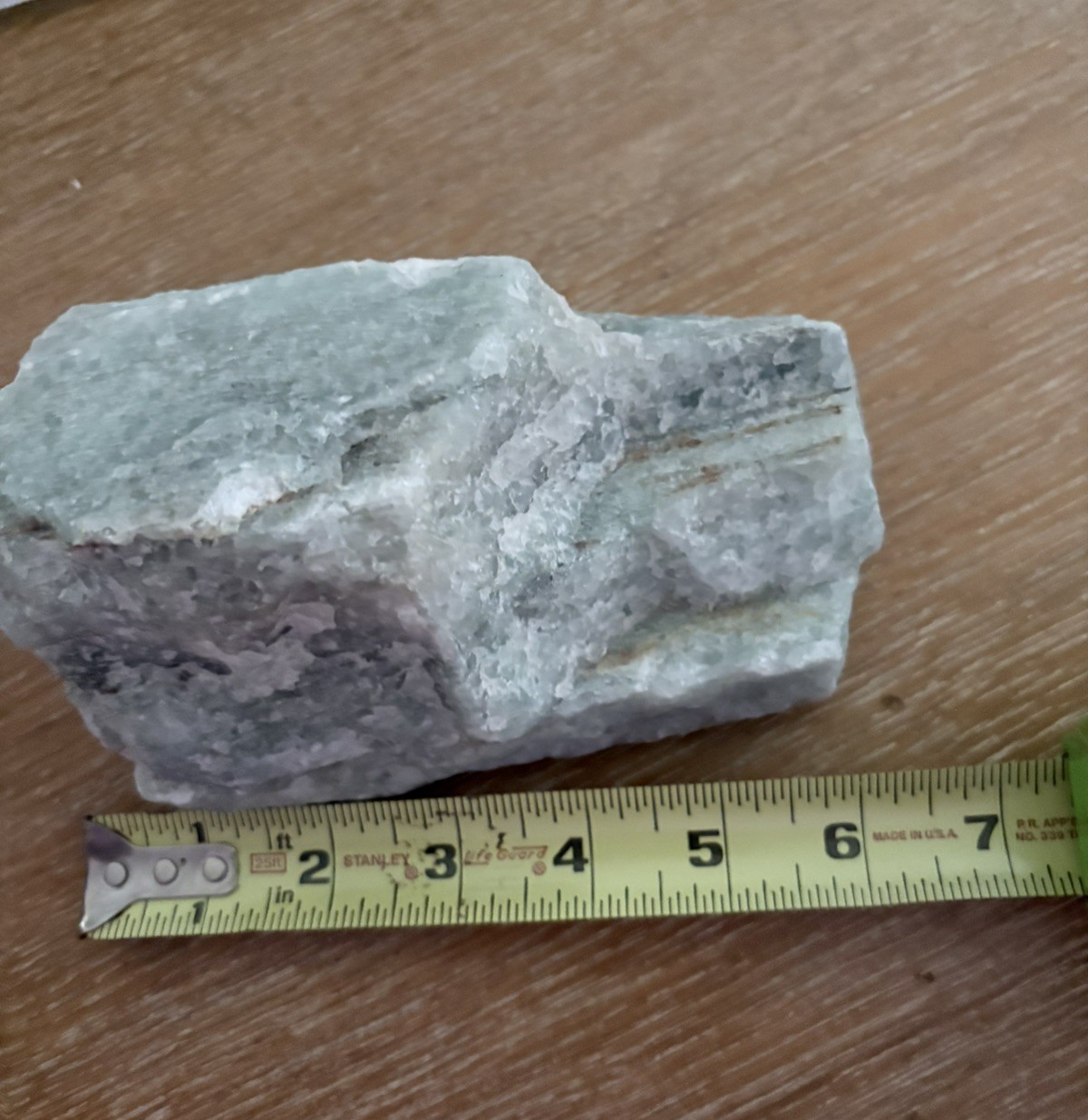 6″ x 3.75″ LARGE NATURAL ROUGH GREEN AVENTURINE QUARTZ STONE 3 lbs 10.5 ozs