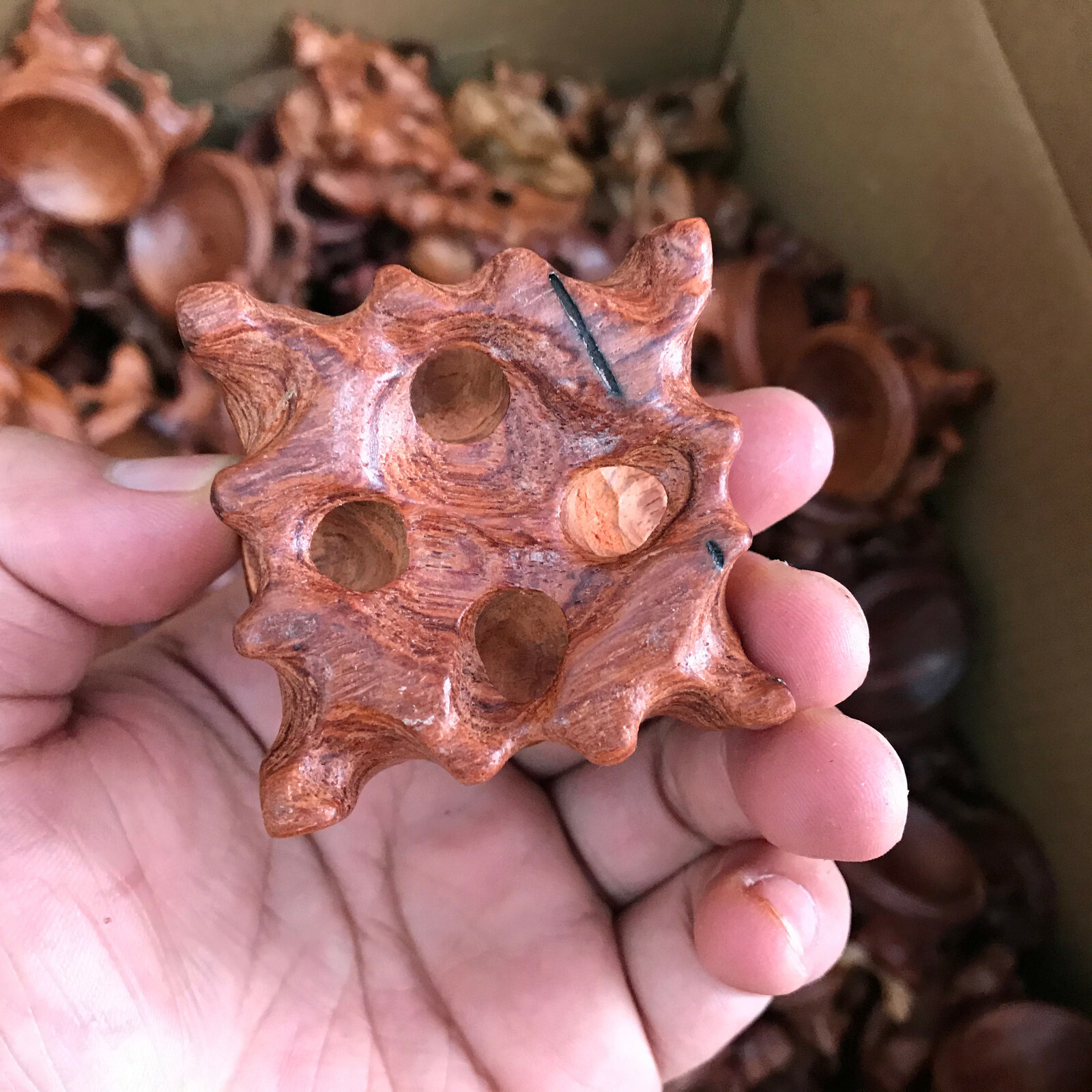 8pcs Resin Wooden Stand Base For Crystal Ball Base Home Decoration Wholesale
