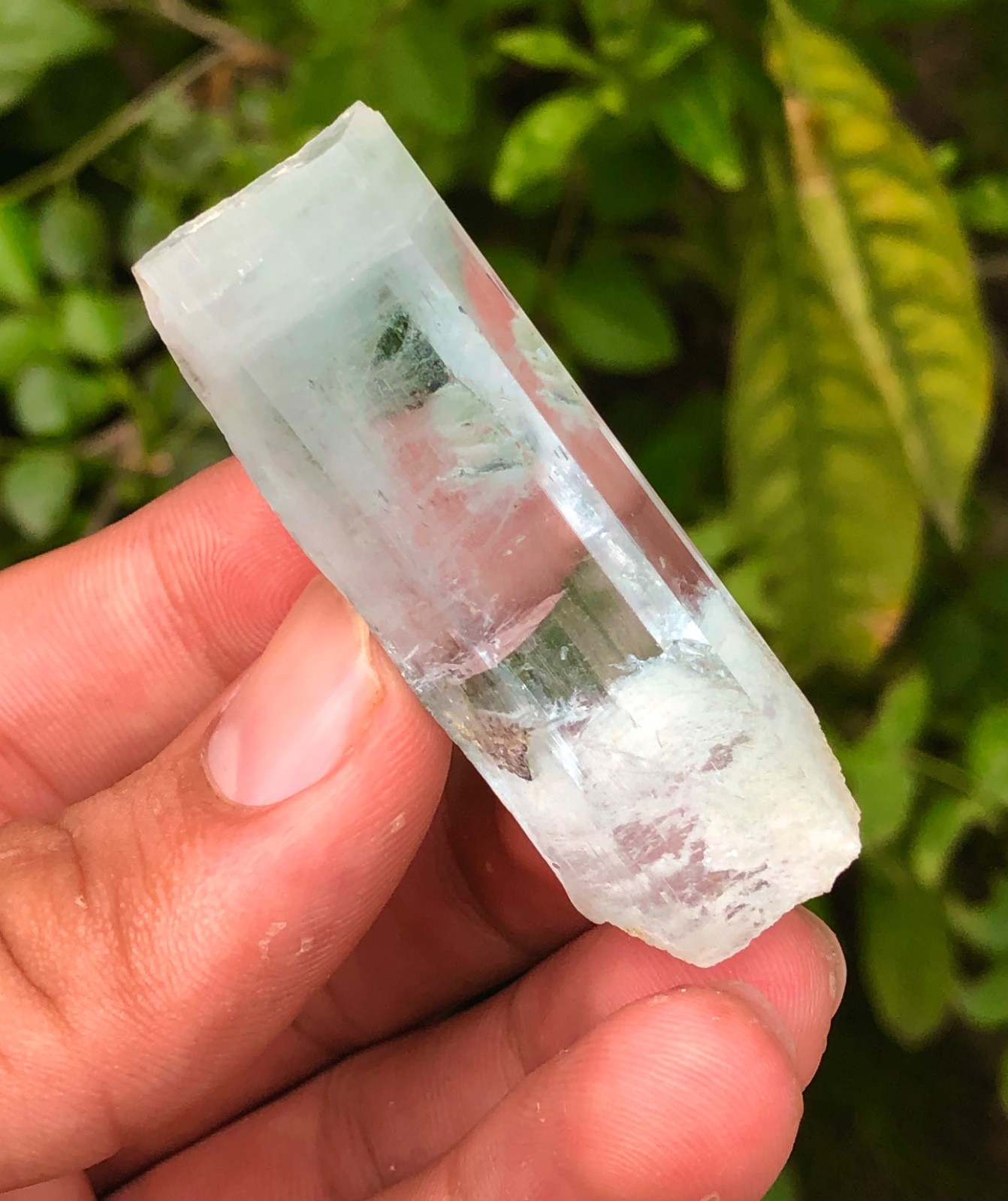 Aquamarine Crystal well Terminated Blue Color Transparent 29 Gram from shigar