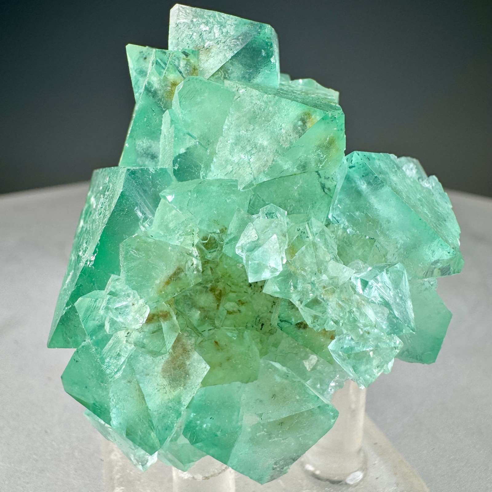 Fine Fluorite Crystals: Riemvasmaak, Northern Cape Province, South Africa