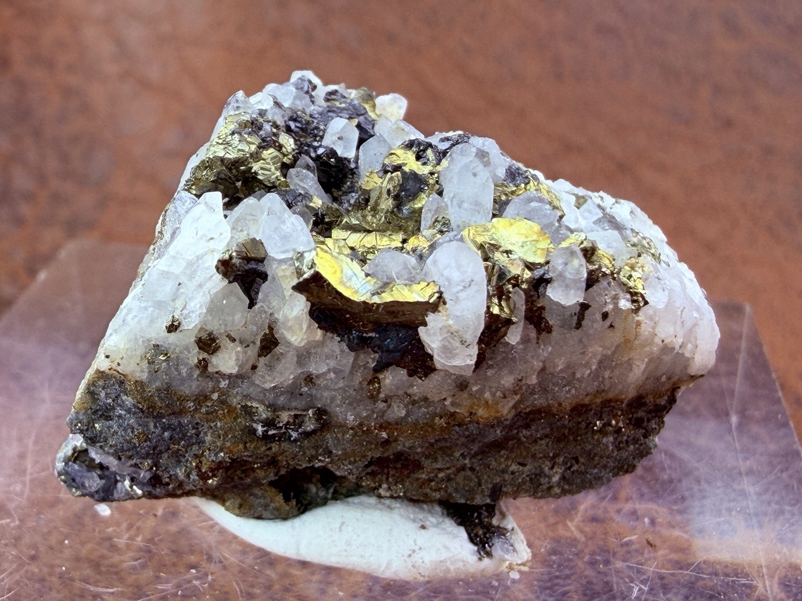 Quartz with Pyrite and Sphalerite from Zacatecas Mexico 13.1 g.